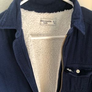 Abercrombie kids lined jacket